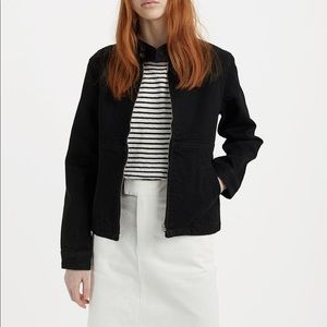 A.P.C. Olivia blouson jacket denim 34 NWOT